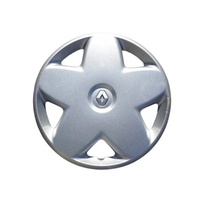 Calota Aro 13 Pol. Prata Fixação por Encaixe - RENAULT 7700422938