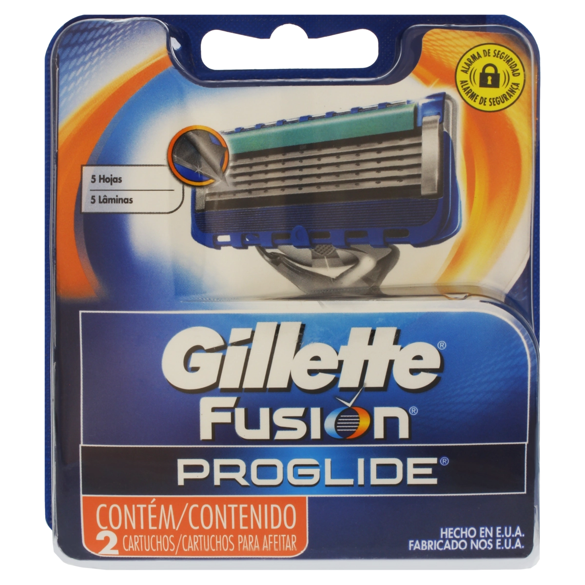 Carga De Aparelho Para Barbear Gillette Fusion Proglide 2 Unidades