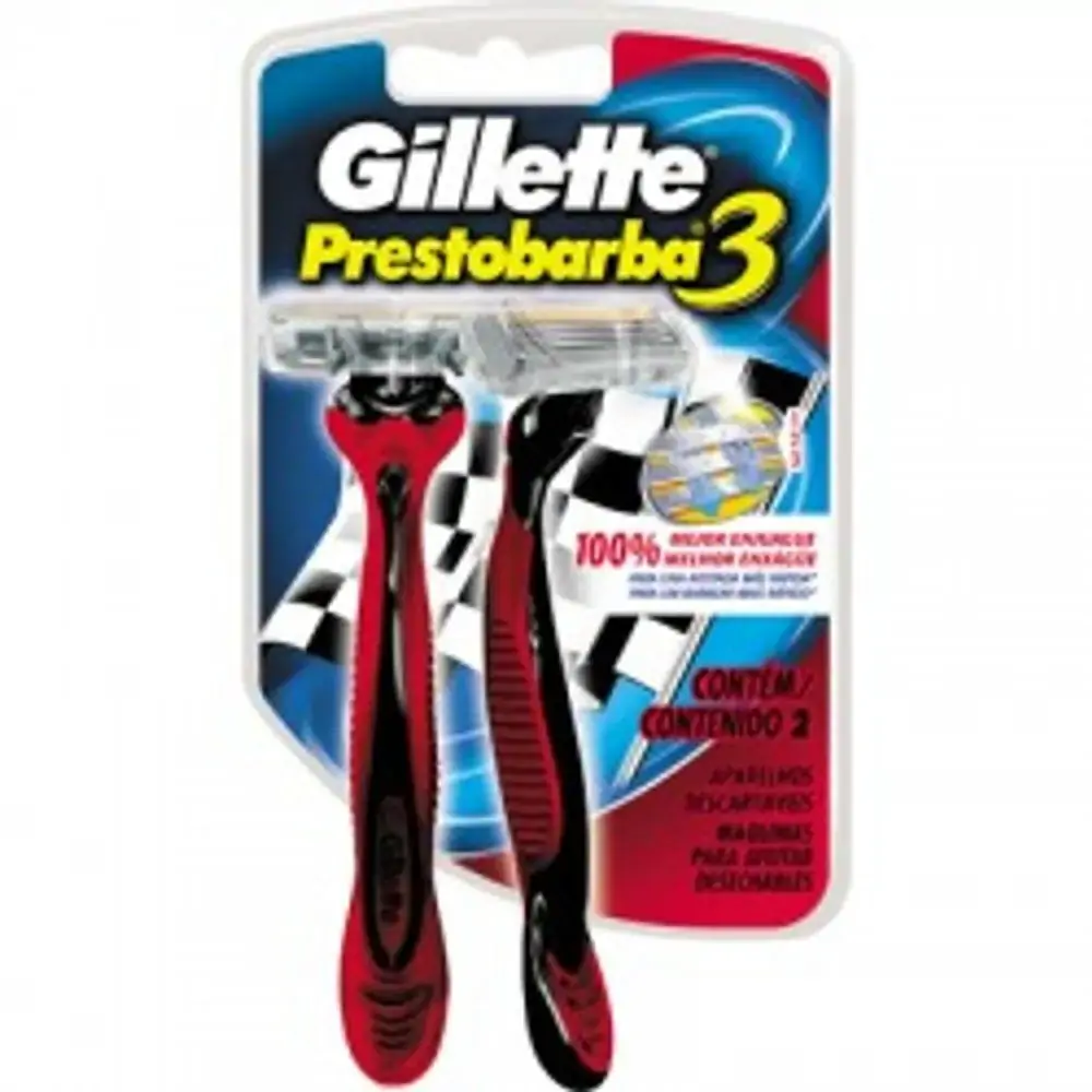 Prestobarba 3 Gillette Brasil