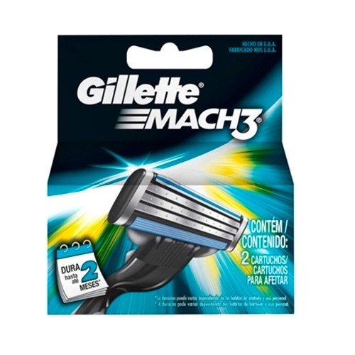 Carga Gillette Mach3 Selecao C/2