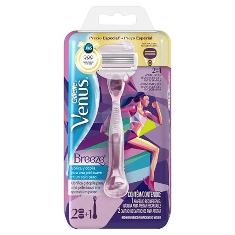 Aparelho Depilatório Gillette Venus 3 C/2 Breeze Unit