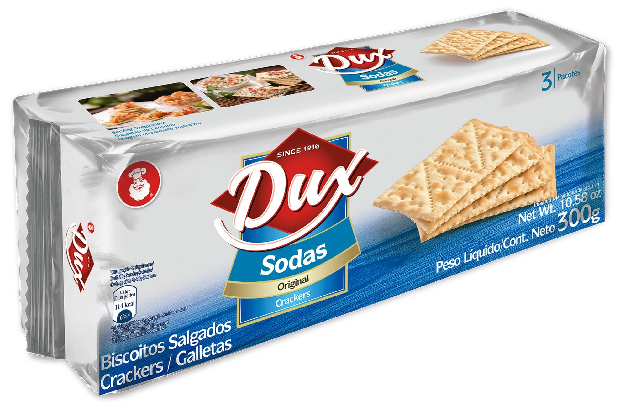 Biscoito Cream Cracker Dux Sodas 300g
