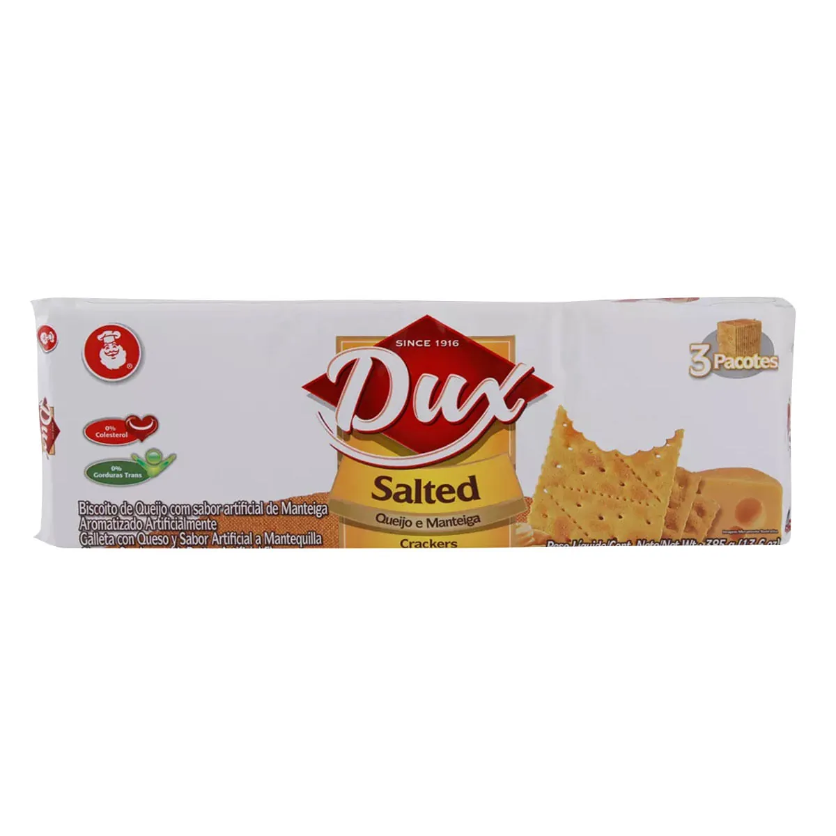 Bisc Dux Cracker 225g Queijo/manteiga