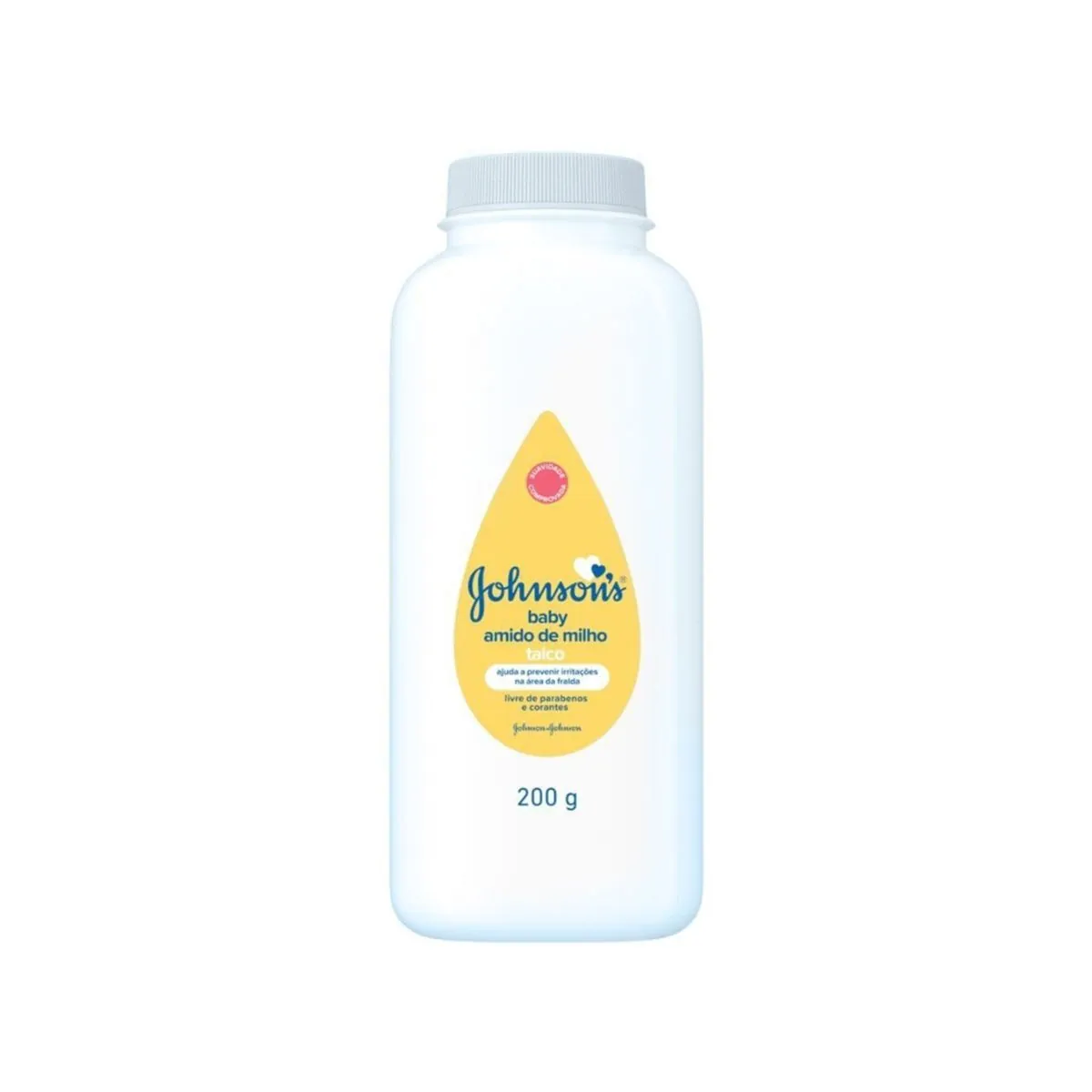 Talco Johnson's baby amido de milho com 200 g