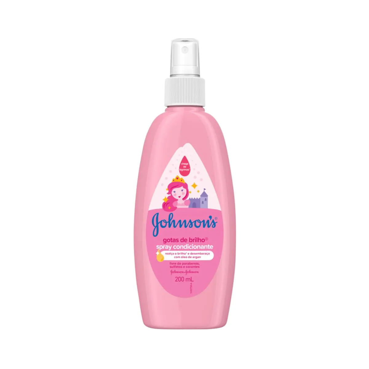 Spray Finalizador Finalizador Infantil Óleo de Argan Gotas de Brilho 200ml
