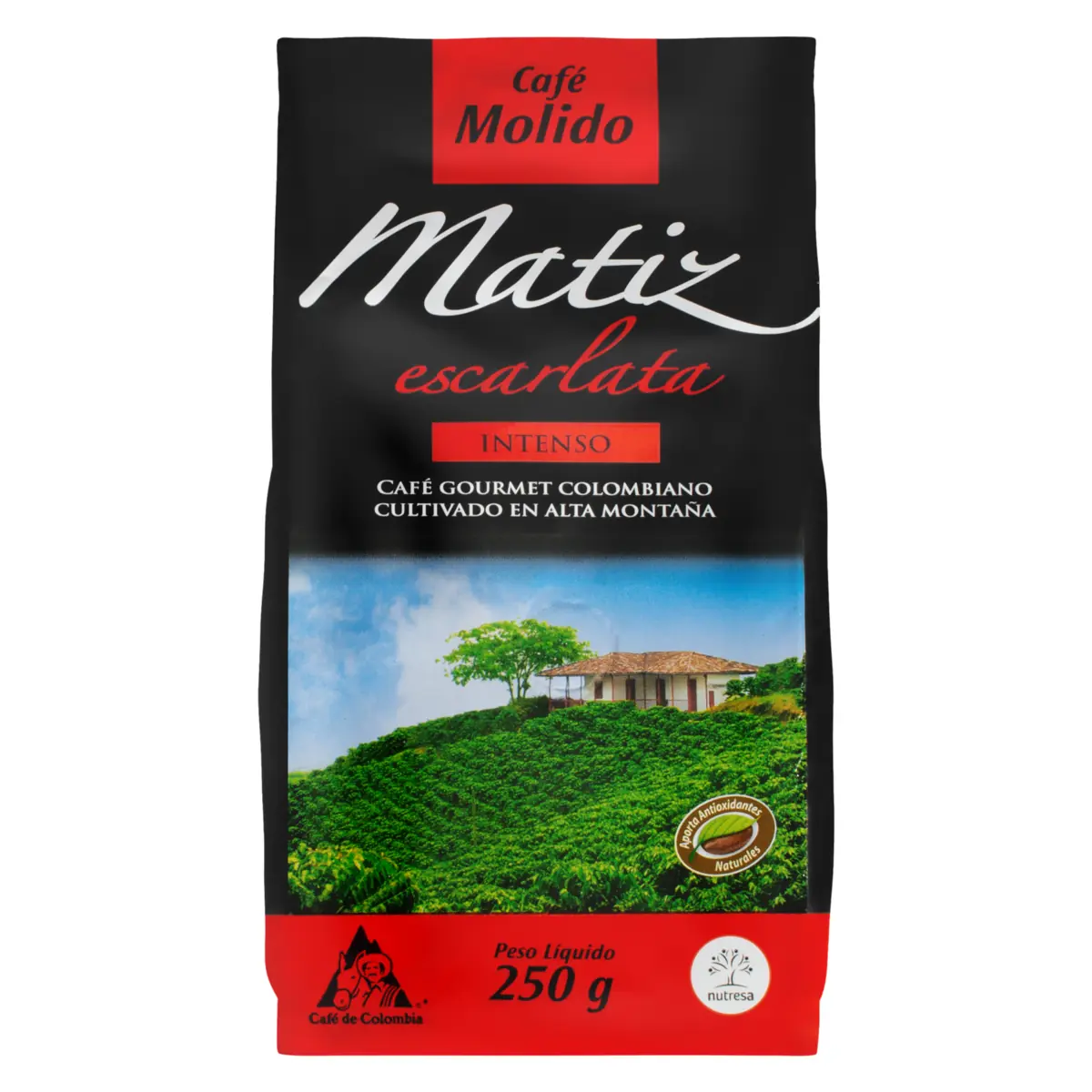 Café Torrado E Moído Escarlata Intenso Matiz Gourmet Pacote 250g