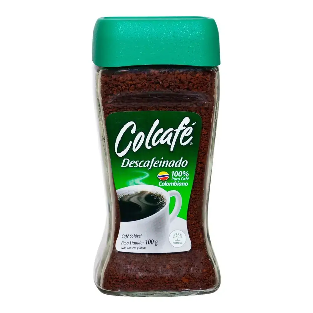 Cafe Soluvel Descafeinado Colcafe 100g
