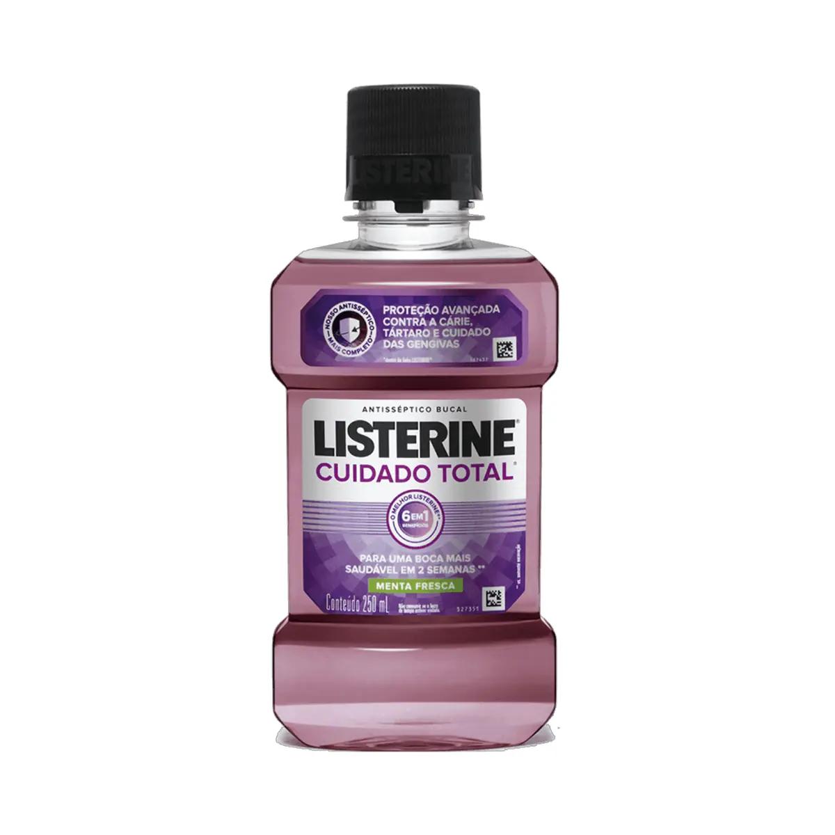 Enxaguante Bucal Antisséptico Menta Fresca Listerine Cuidado Total Frasco 250ml