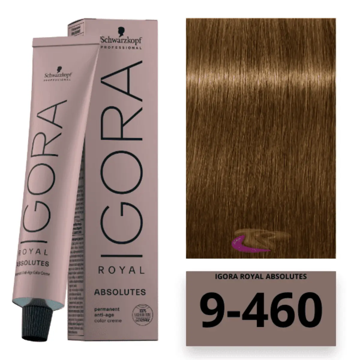 Tint Igora Absolutes N.9 460 Lro Ext Cl Bege Marrom