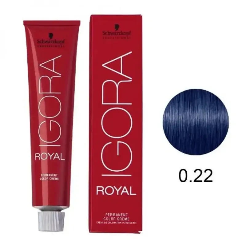 Tint Igora Royal N 0 22 Concent Azul