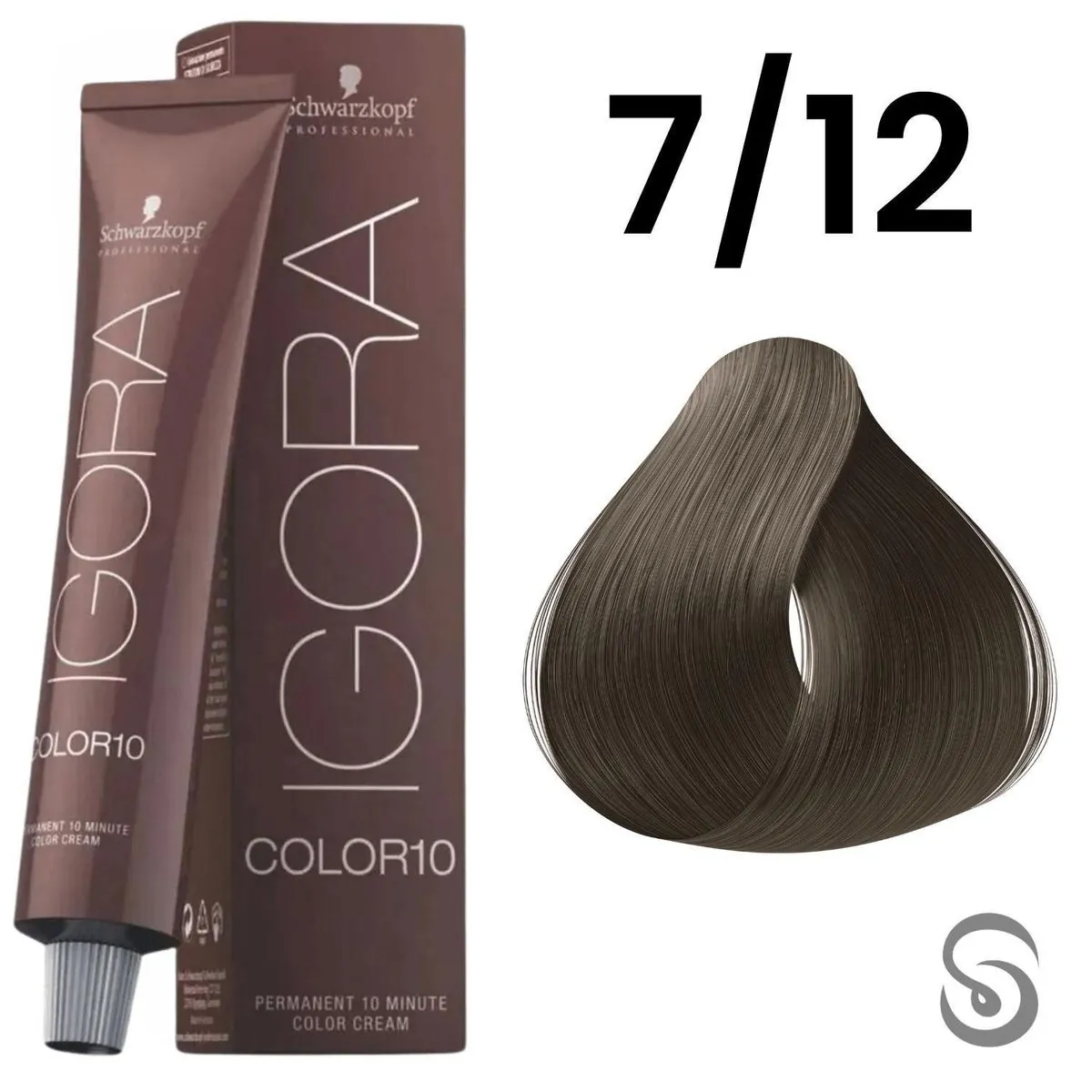 Tint Igora Color 10 N 7 12 Lro Média Cinza Fume