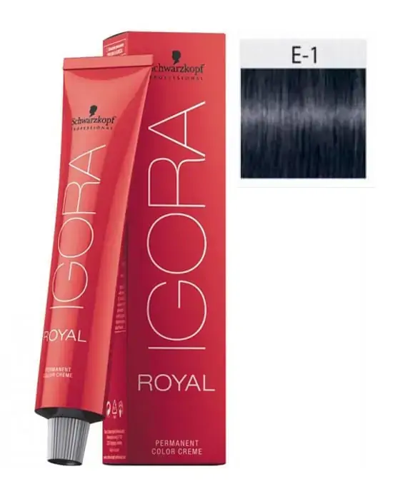 Tint Igora Royal N. E 1 Ext Cinza