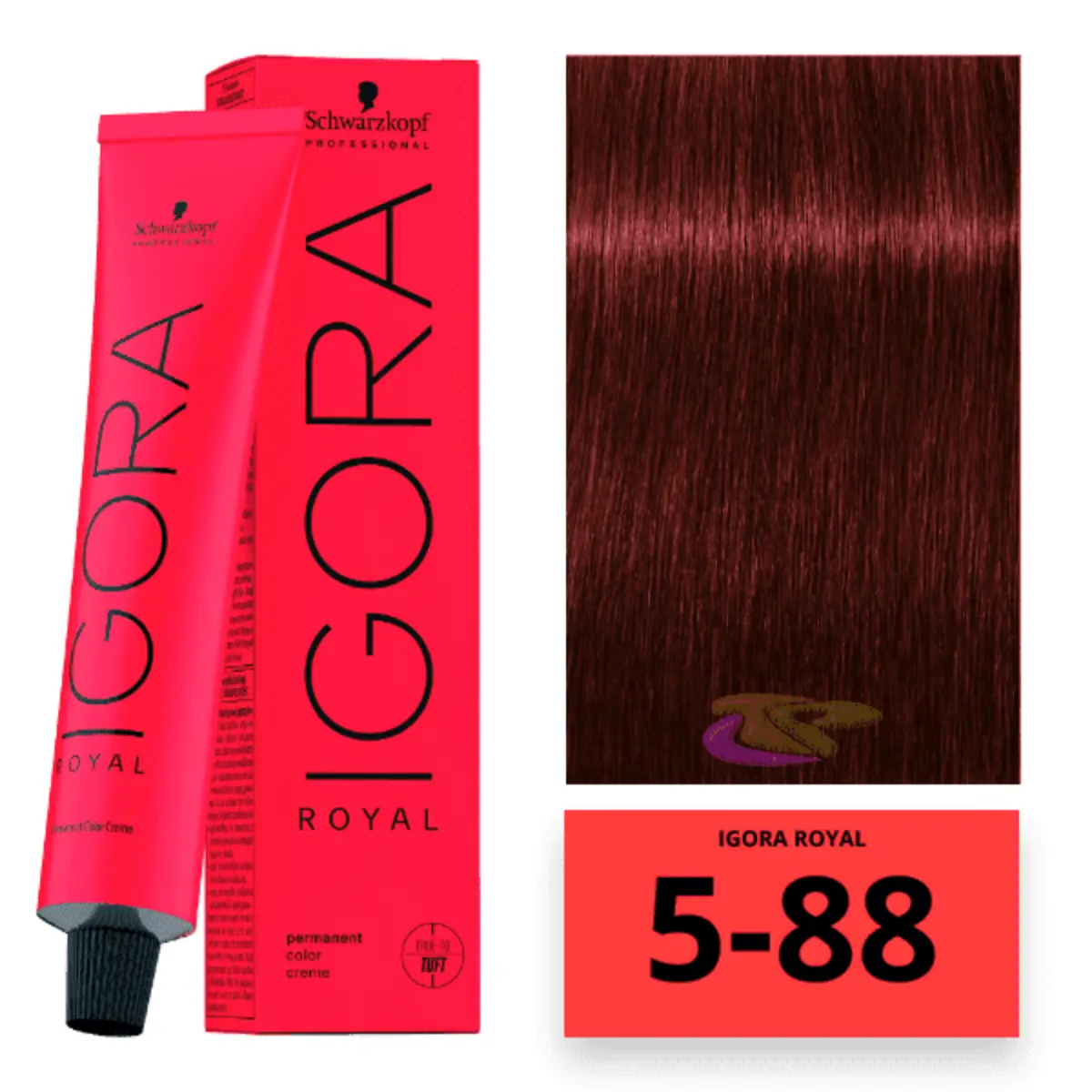 Tint Igora Royal N 5 88 Castanha Cl Vermelho Ext