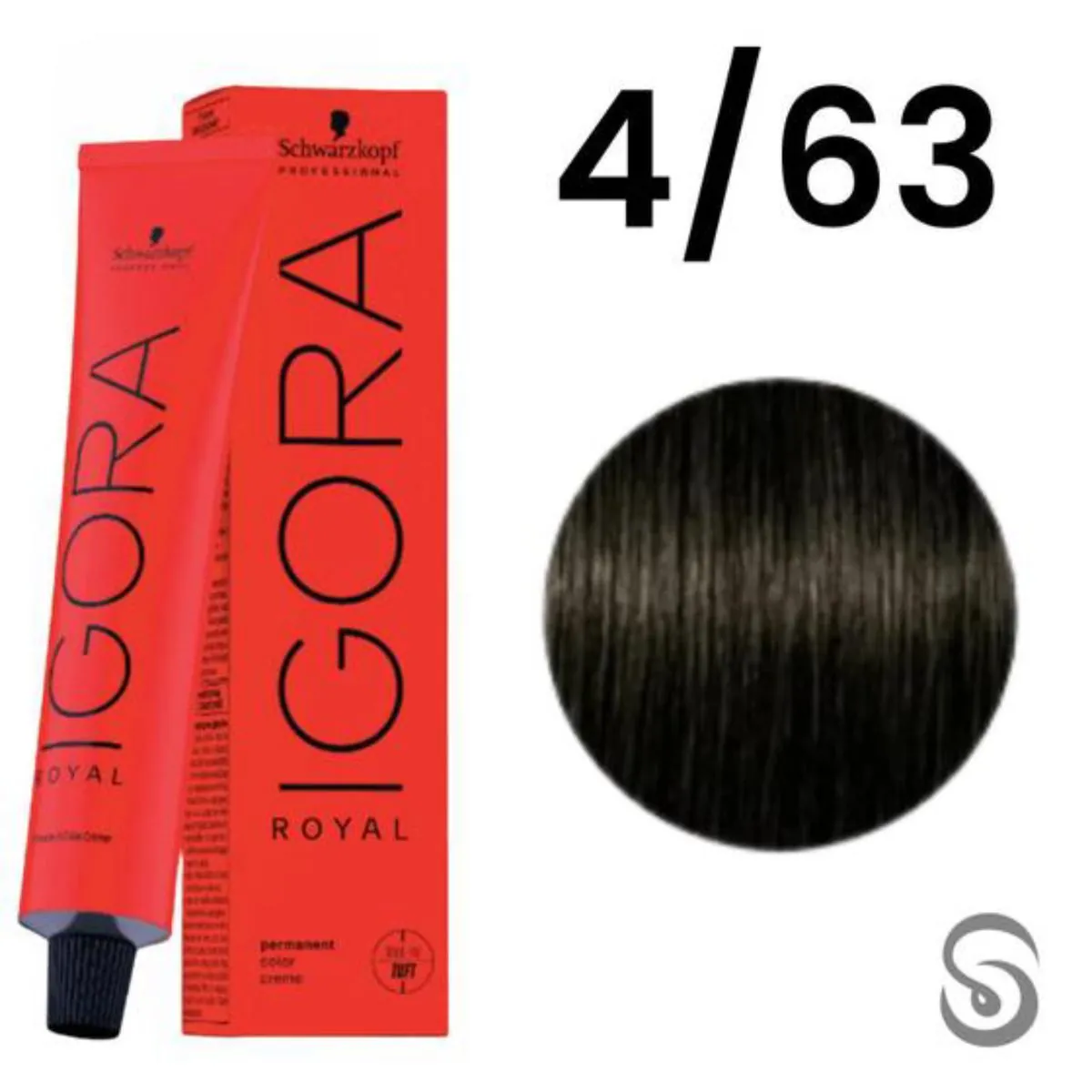 Tint Igora Royal N. 4 63 Castanha Média Marrom Mate