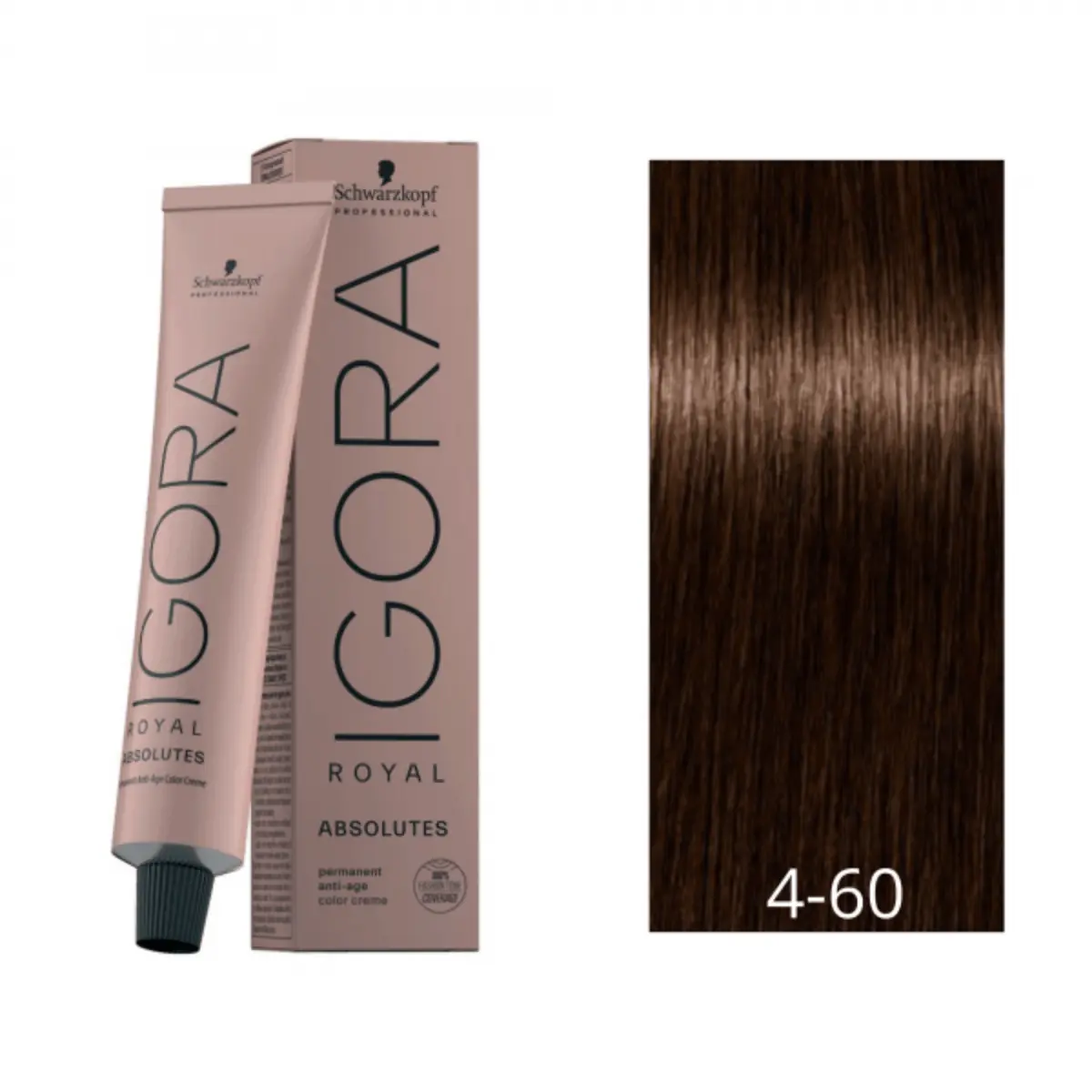 Tint Igora Absolutes N.4 60 Cast Med Marrom Nat