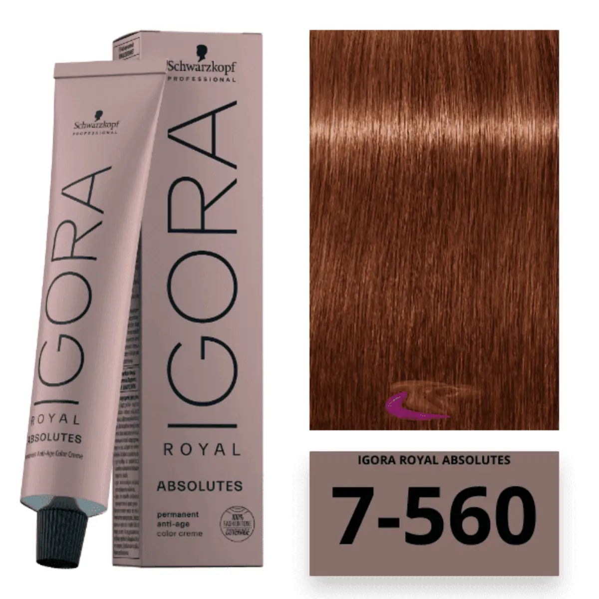 Tint Igora Absolutes N.7 560 Lro Med Dour Mar