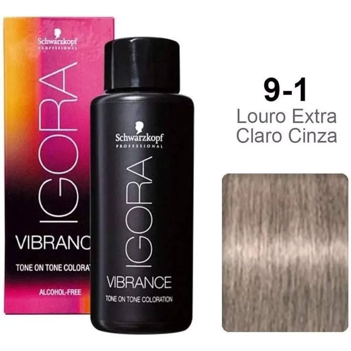 Tinta Vibrance 60ml 9.1 Louro Extra Claro Cinza