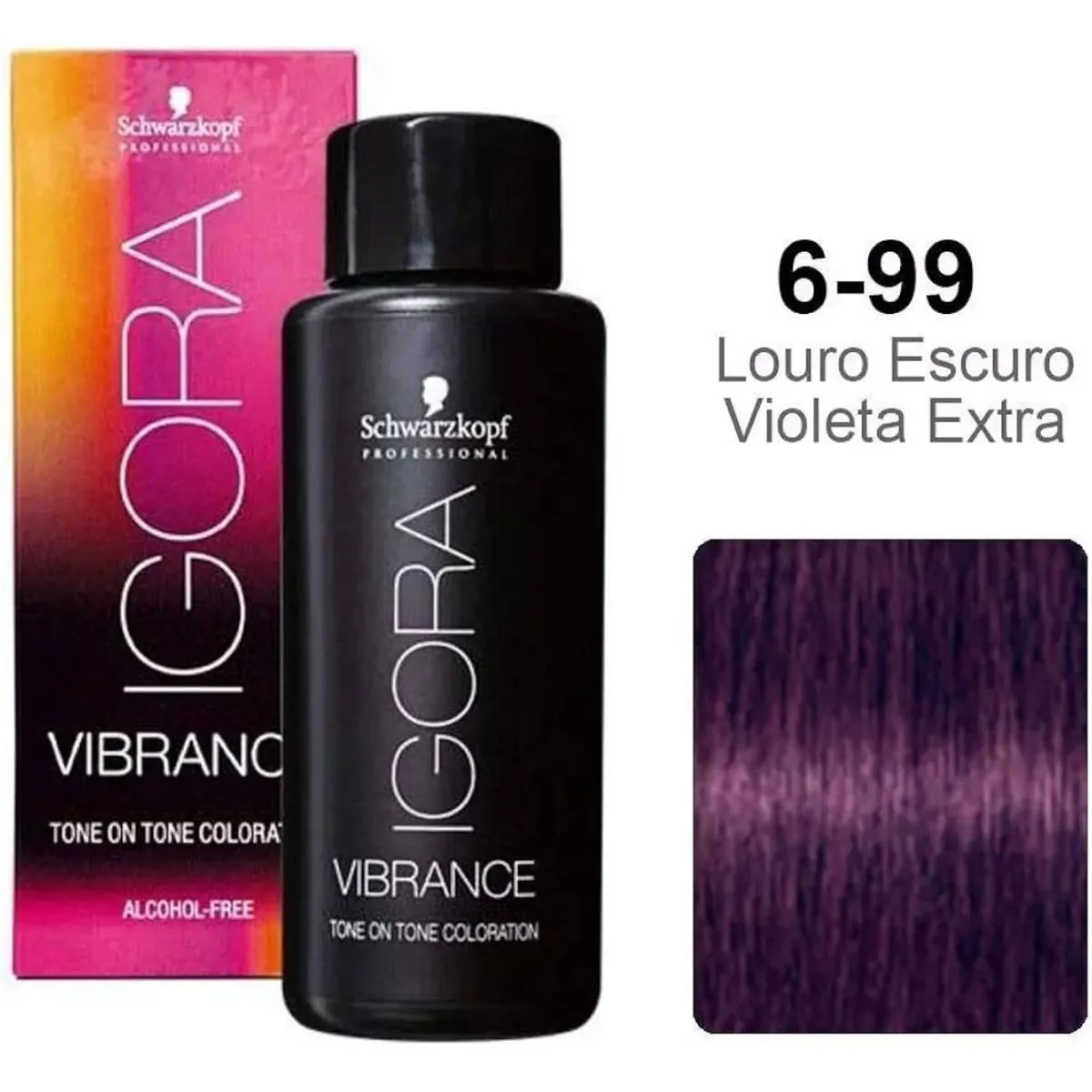Schwarzkopf Igora Vibrance 6-99 Louro Escuro Violeta Extra 60ml
