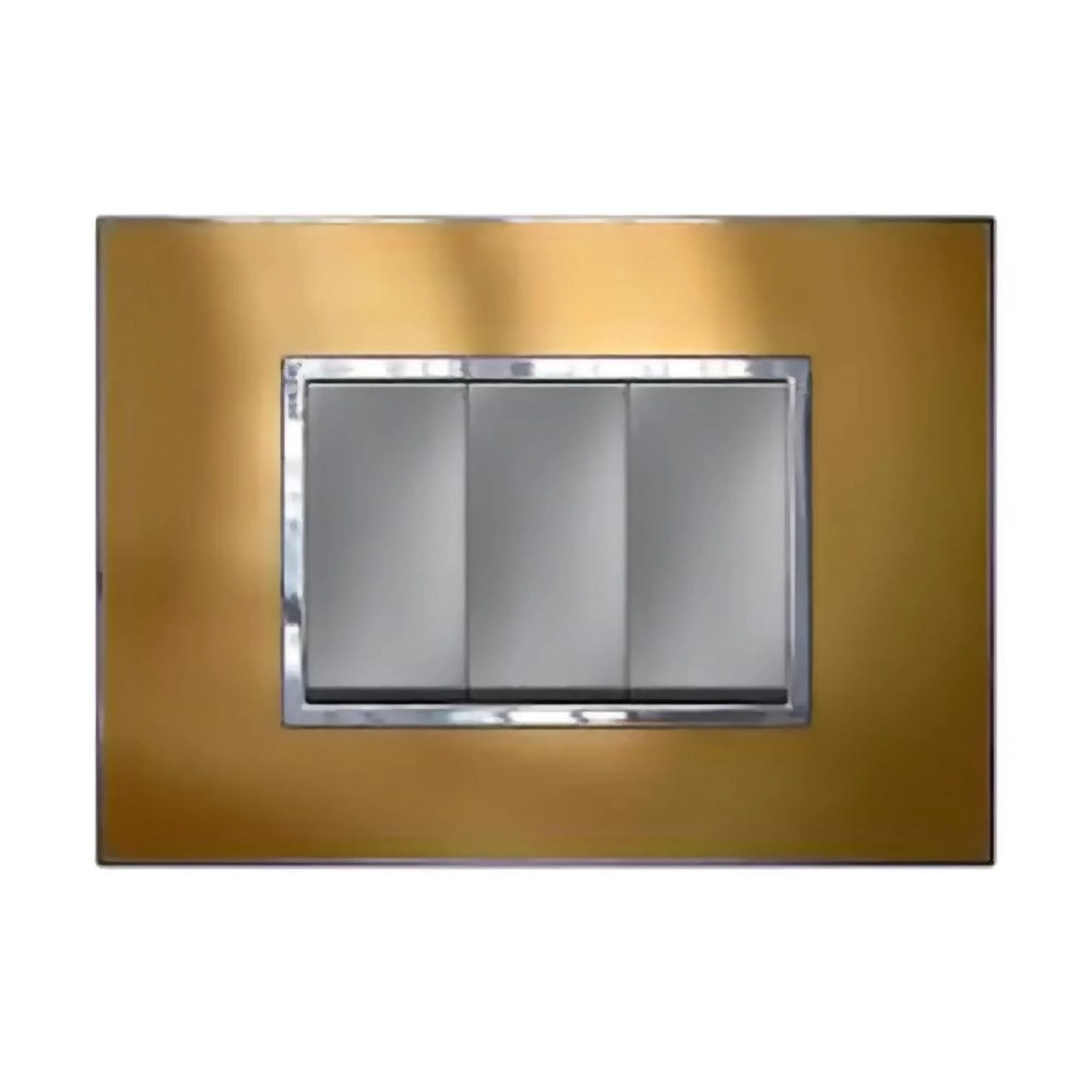 Placa Arteor 4x2 3 Postos Gold - Pial Legrand