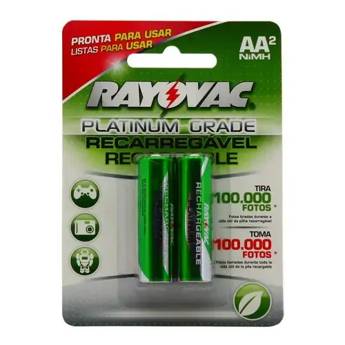 Pilha Rayovac Recarregavel Aa C/2 Platinun