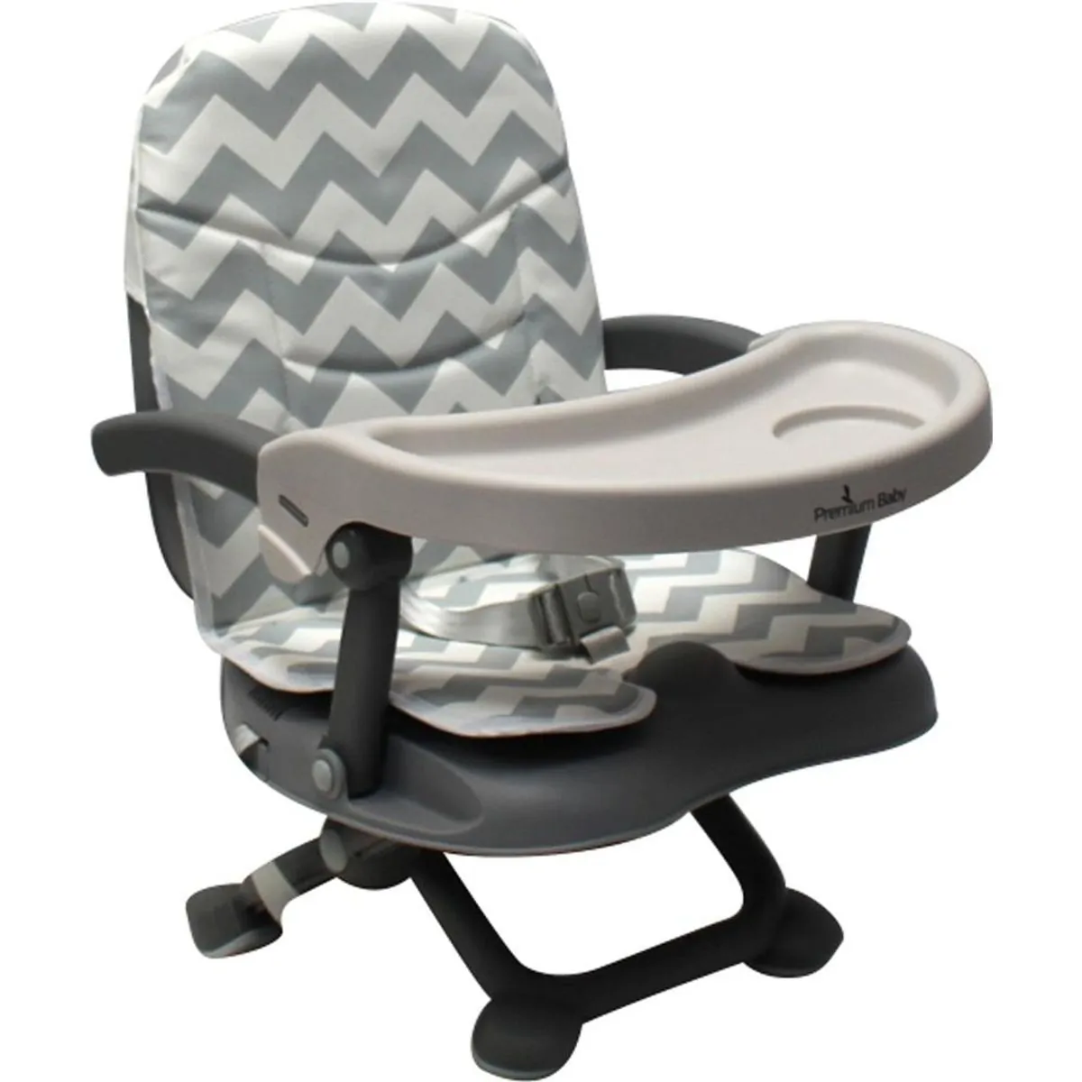Cadeira de Alimentação Portátil Cloud Cinza Premium Baby