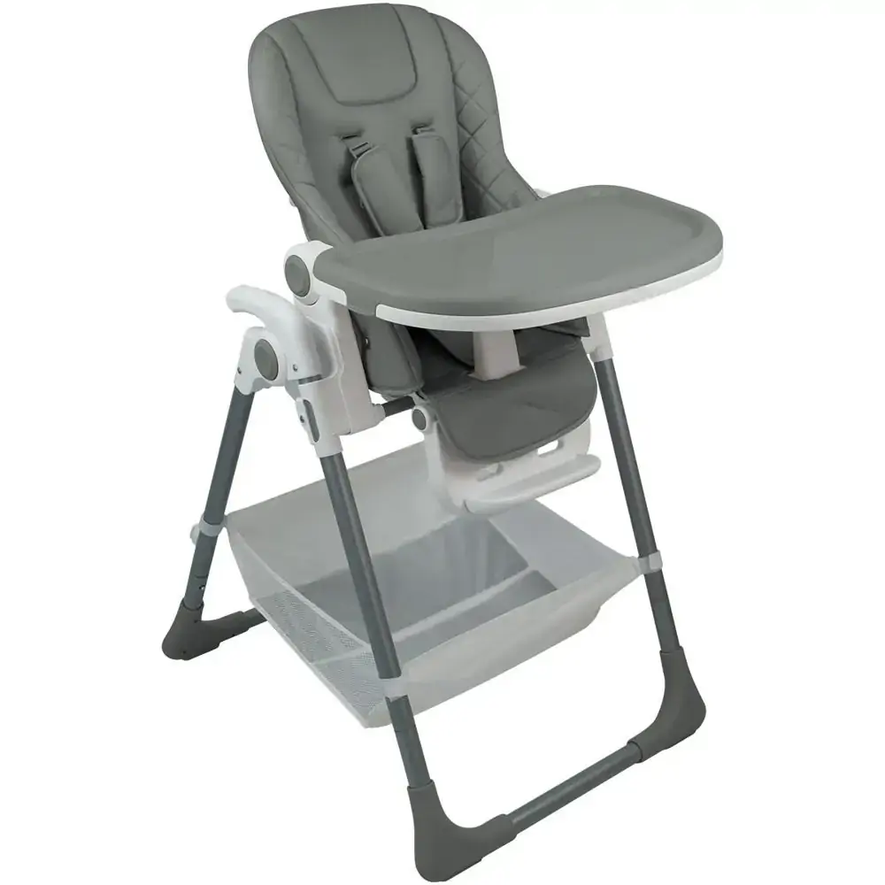 Cadeira de Alimentação Belle Cinza Premium Baby
