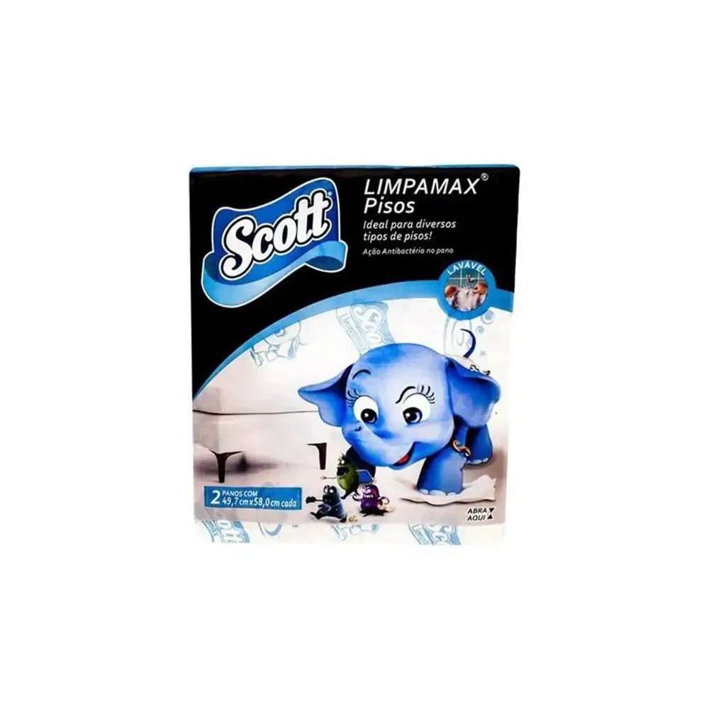 Pano P/piso Scott Limpamax C/2