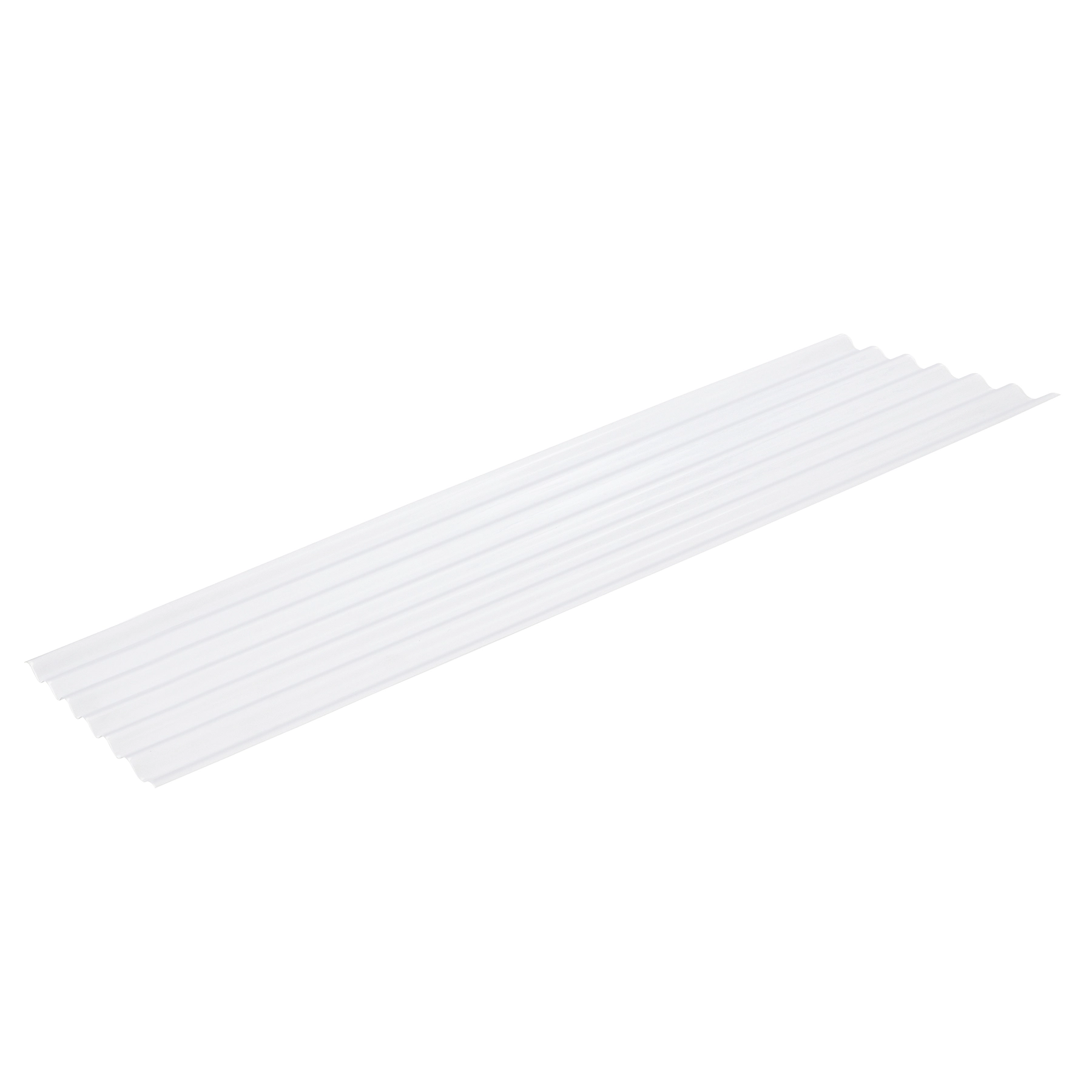 Telha de Policarbonato Ondulada 50x244cm 7mm Cristal Ajover