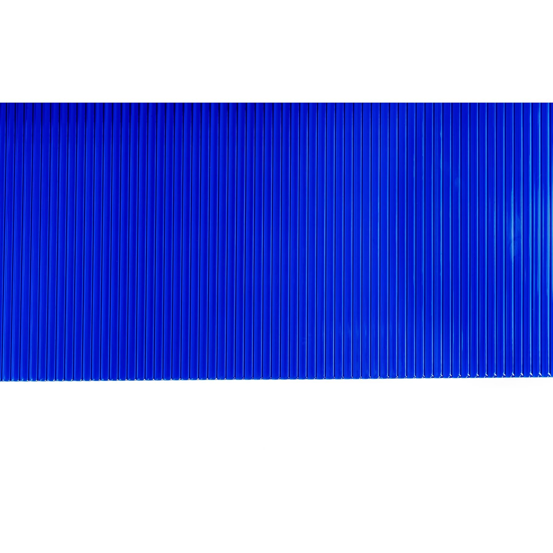 Chapa de Policarbonato Alveolar Policarbonato 210x295cm 6mm Azul Ajover