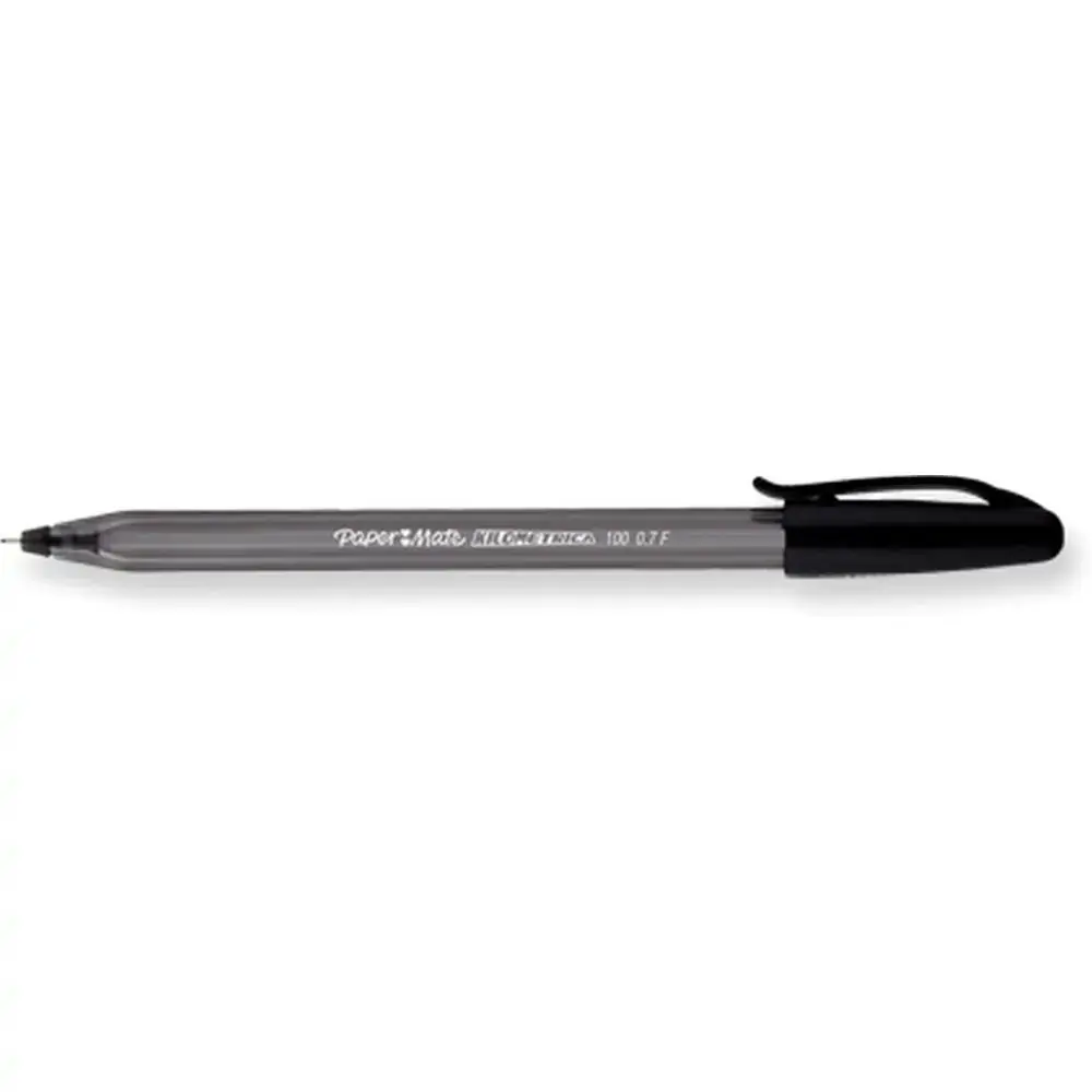 Paper Mate Kilometrica 100 Rt Esferográfica Preta 12 Unidades