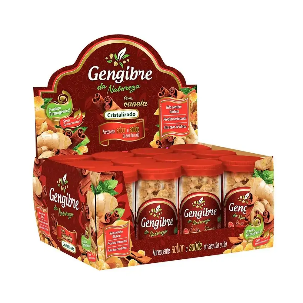Natureza Gengibre C/canela/crista.30g C/12