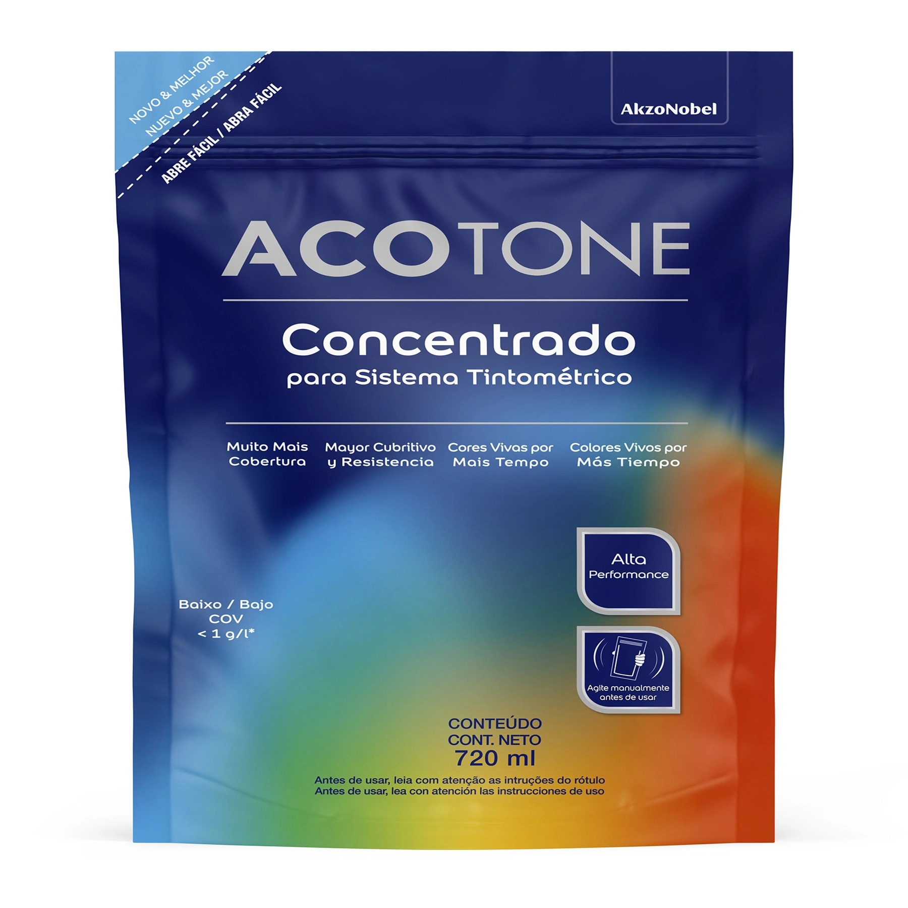 Acotone Concentrado Bu2 Azul Claro 720mL