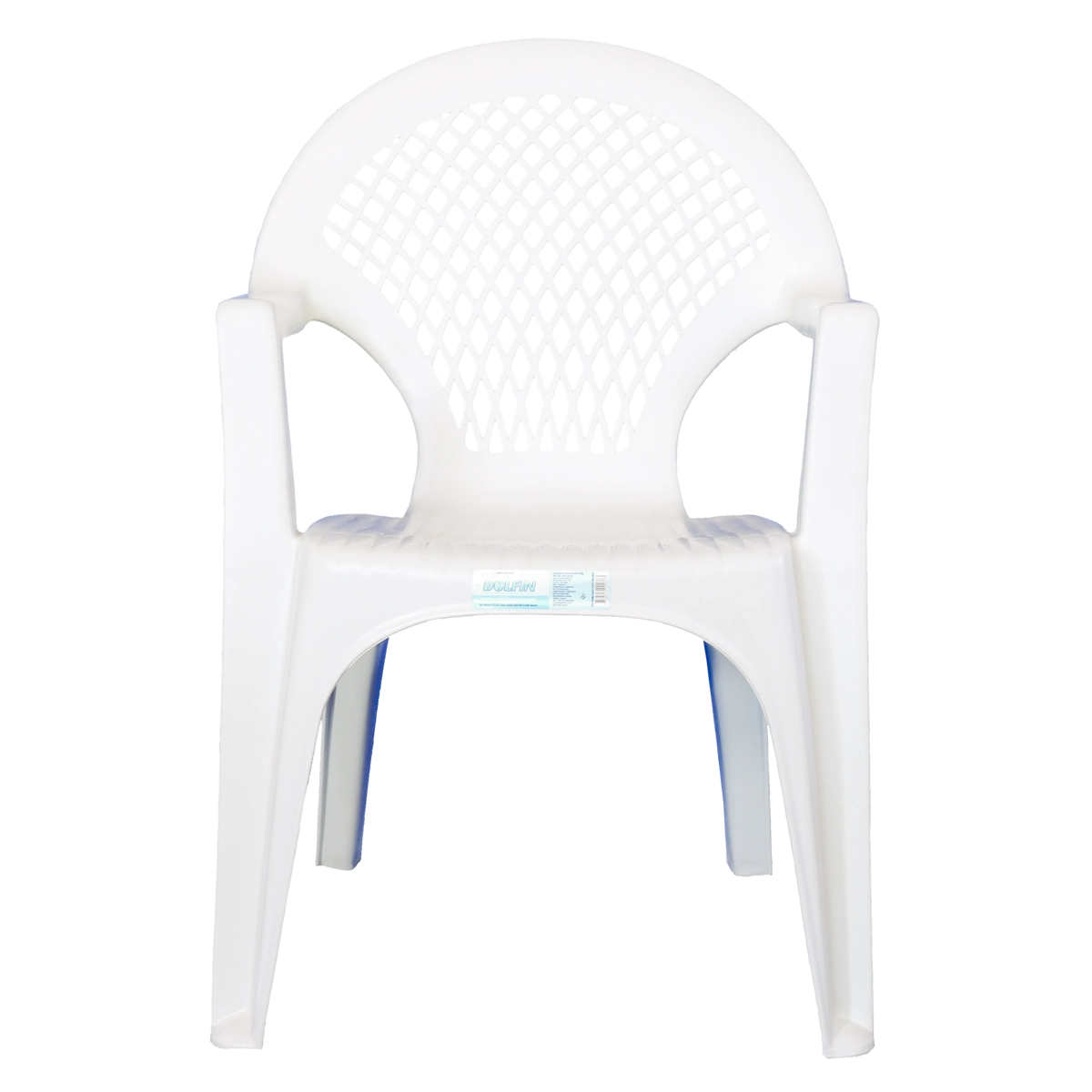 Poltrona De Plástico Branca Baby Dolfin