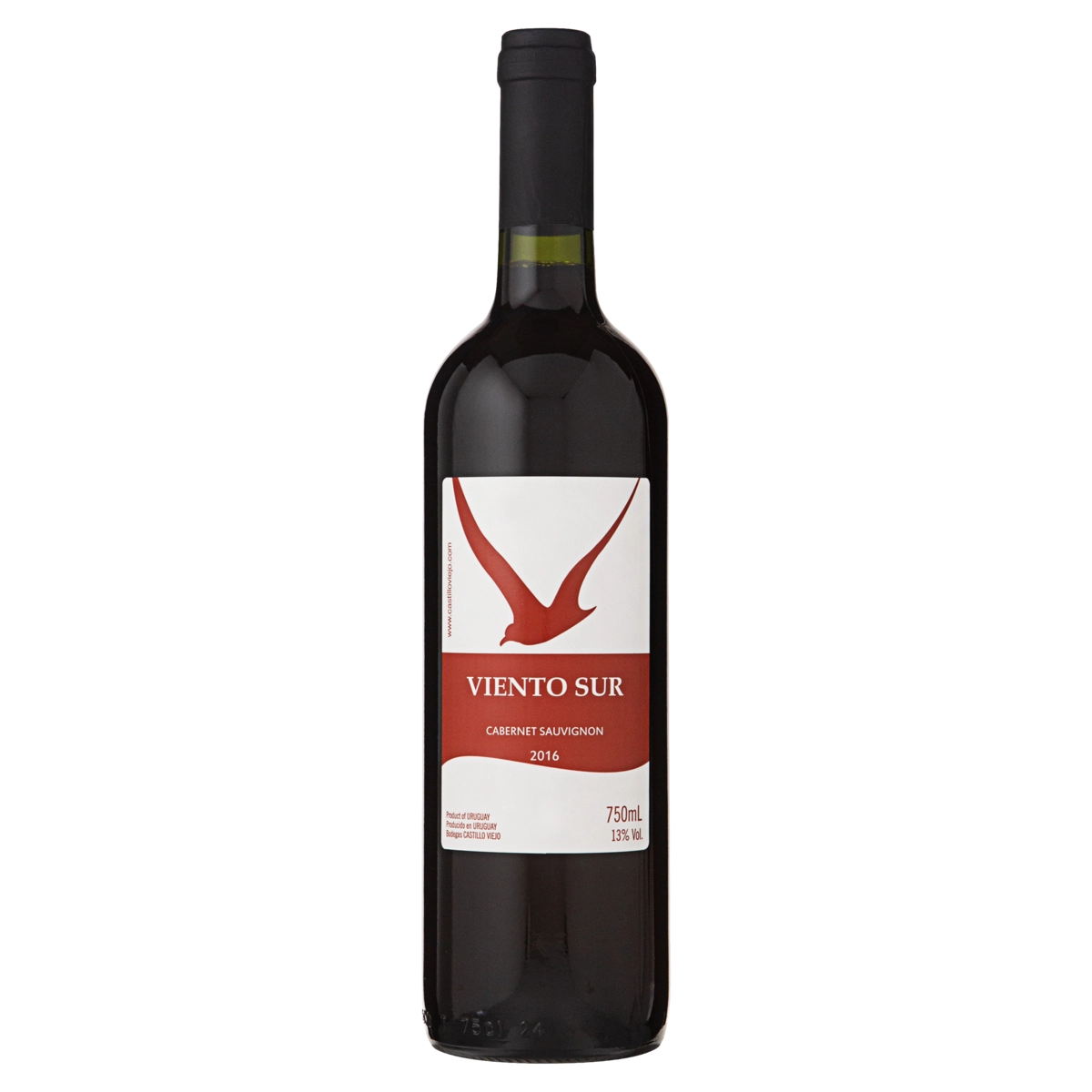 Vinho Uruguaio Tinto Viento Sur Cabernet Sauvignon San José Garrafa 750ml