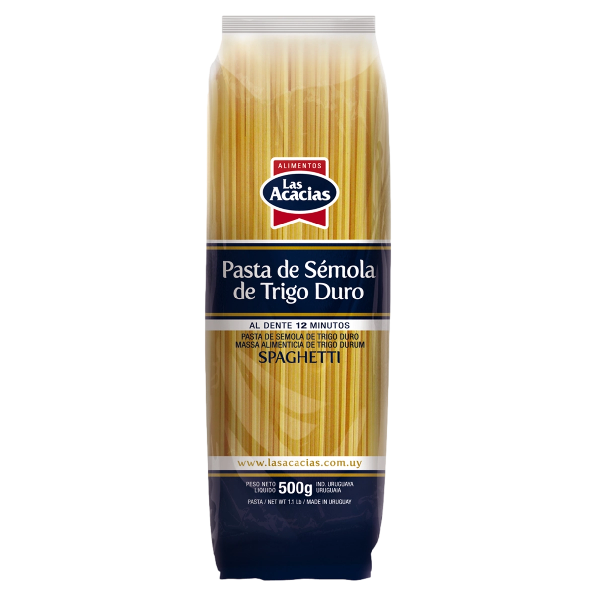 Macarrão De Sêmola De Trigo Durum Spaghetti Las Acacias Pacote 500g