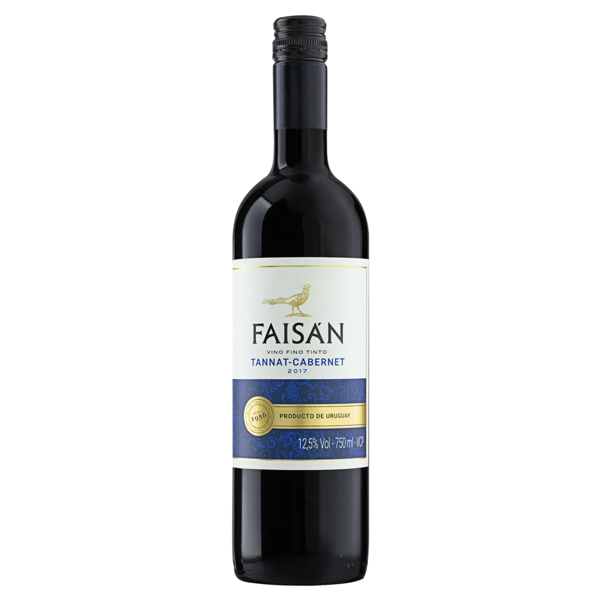 Vinho Uruguaio Tinto Seco Faisán Tannat Cabernet Garrafa 750ml