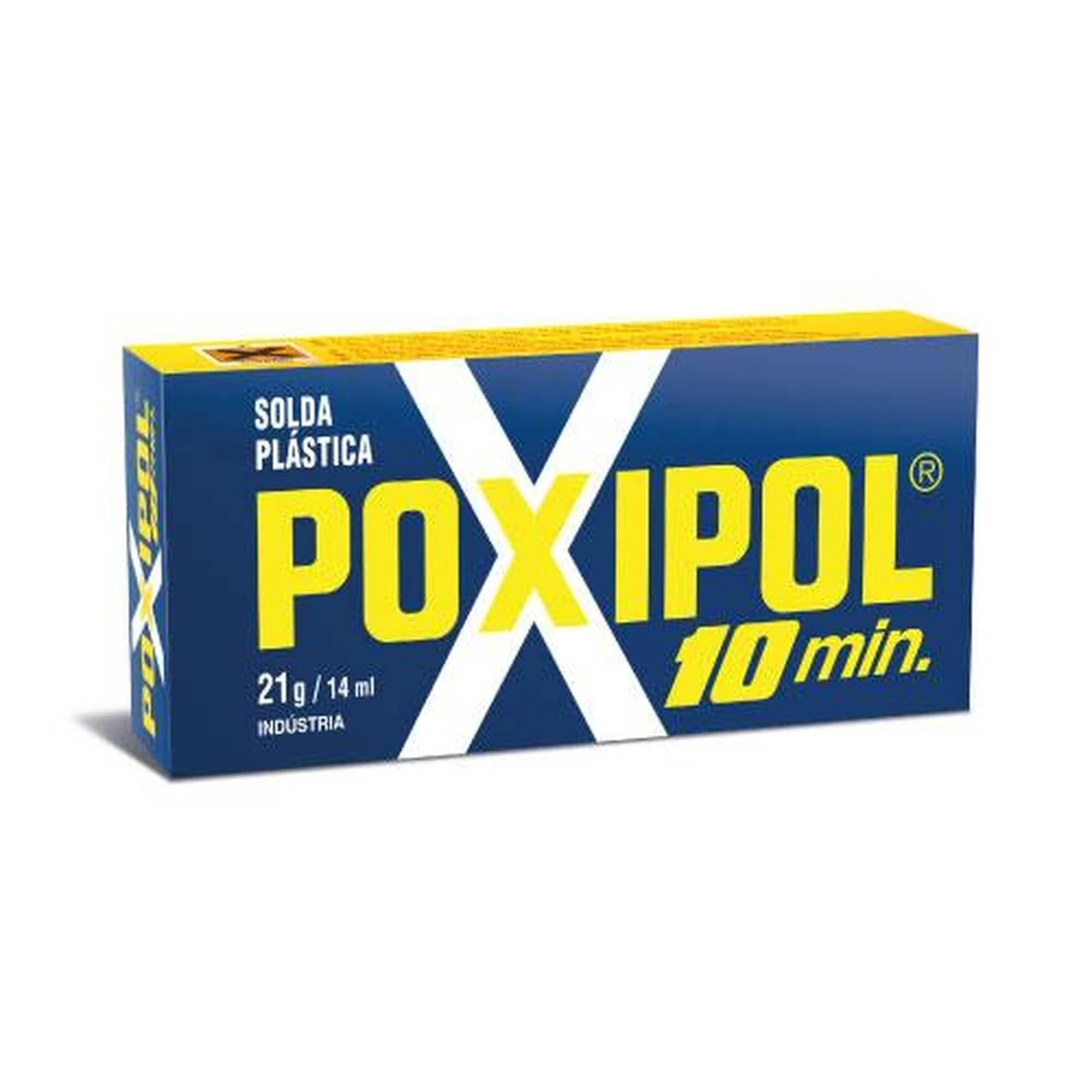 Poxipol Adesivo Cola Epoxi Pastoso Cinza 21g