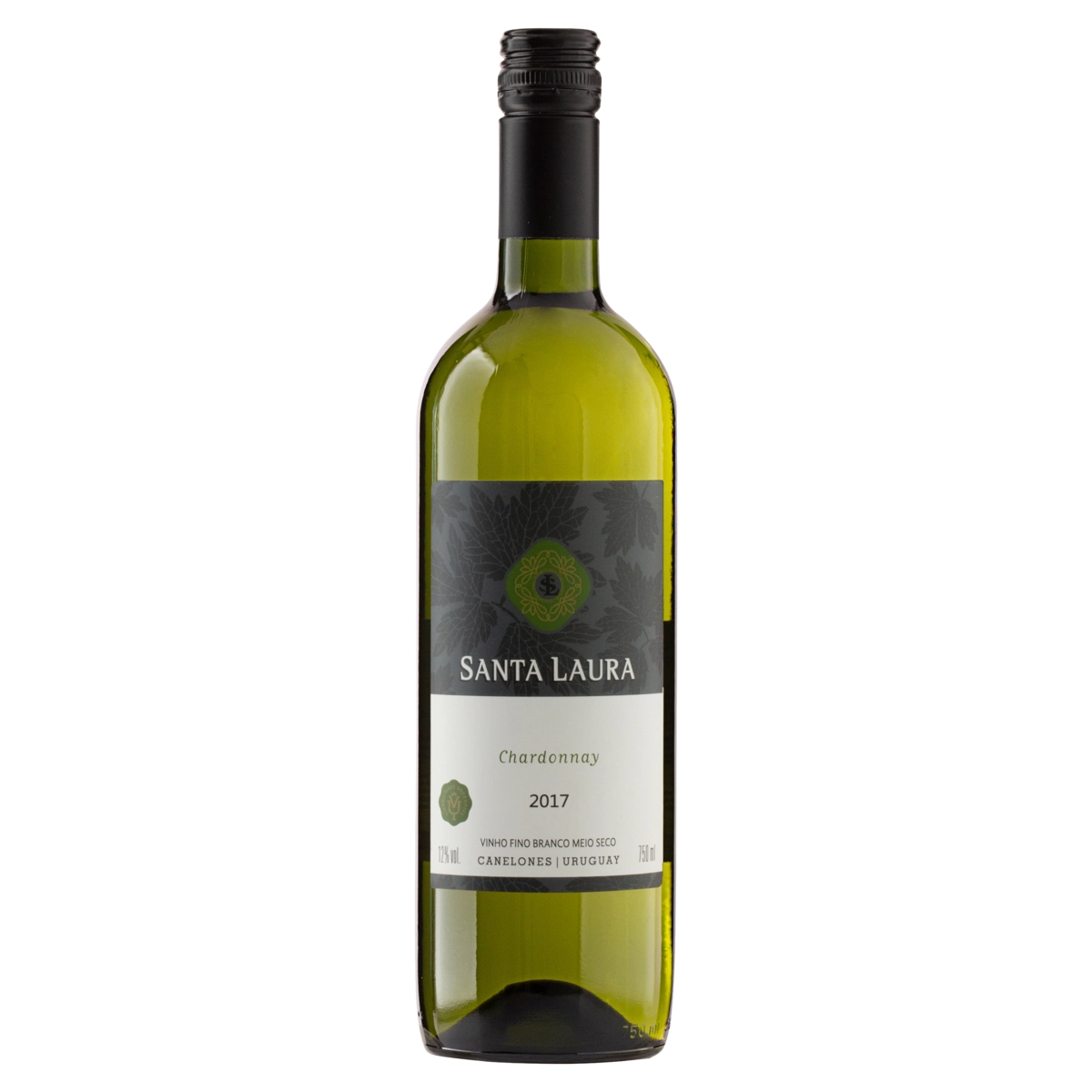 Vinho Uruguaio Branco Santa Laura Chardonnay Canelones Garrafa 750ml