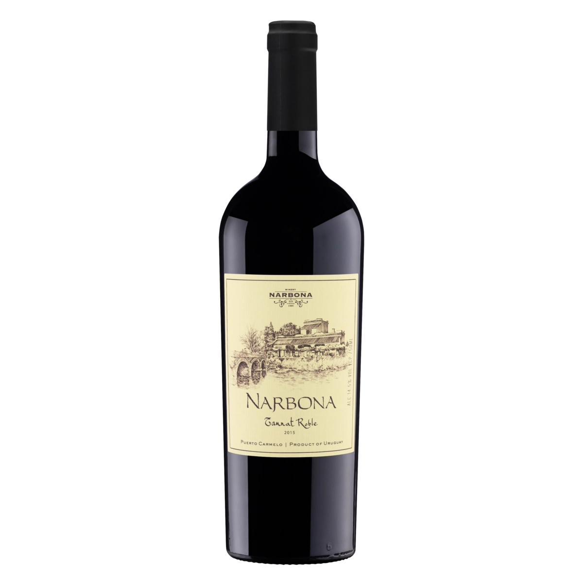 Vinho Narbona Tannat Roble 2015 750ml