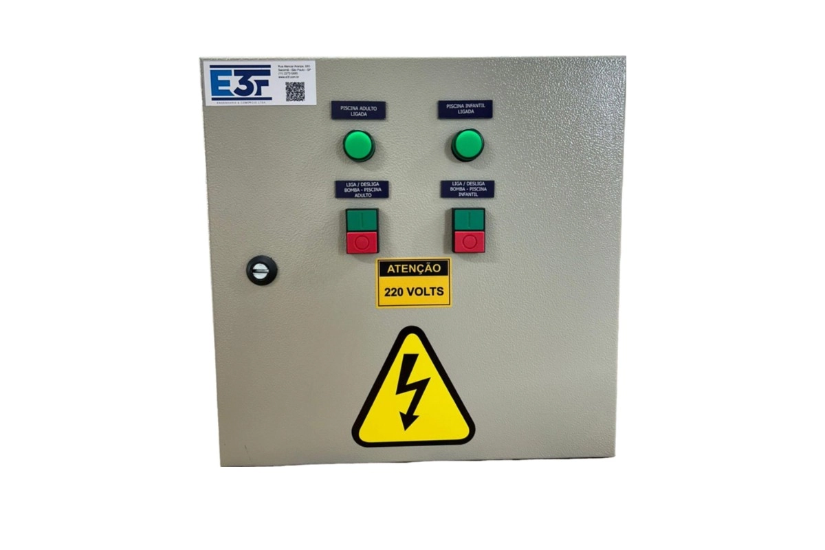 Quadro Para 2 Bombas Piscina 1/3cv 220v