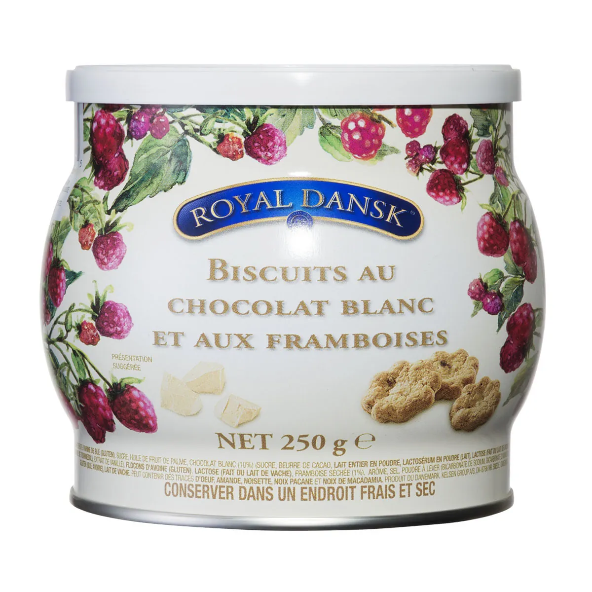 Bisc Amant Royal Dansk Choc Bco Fra 250g