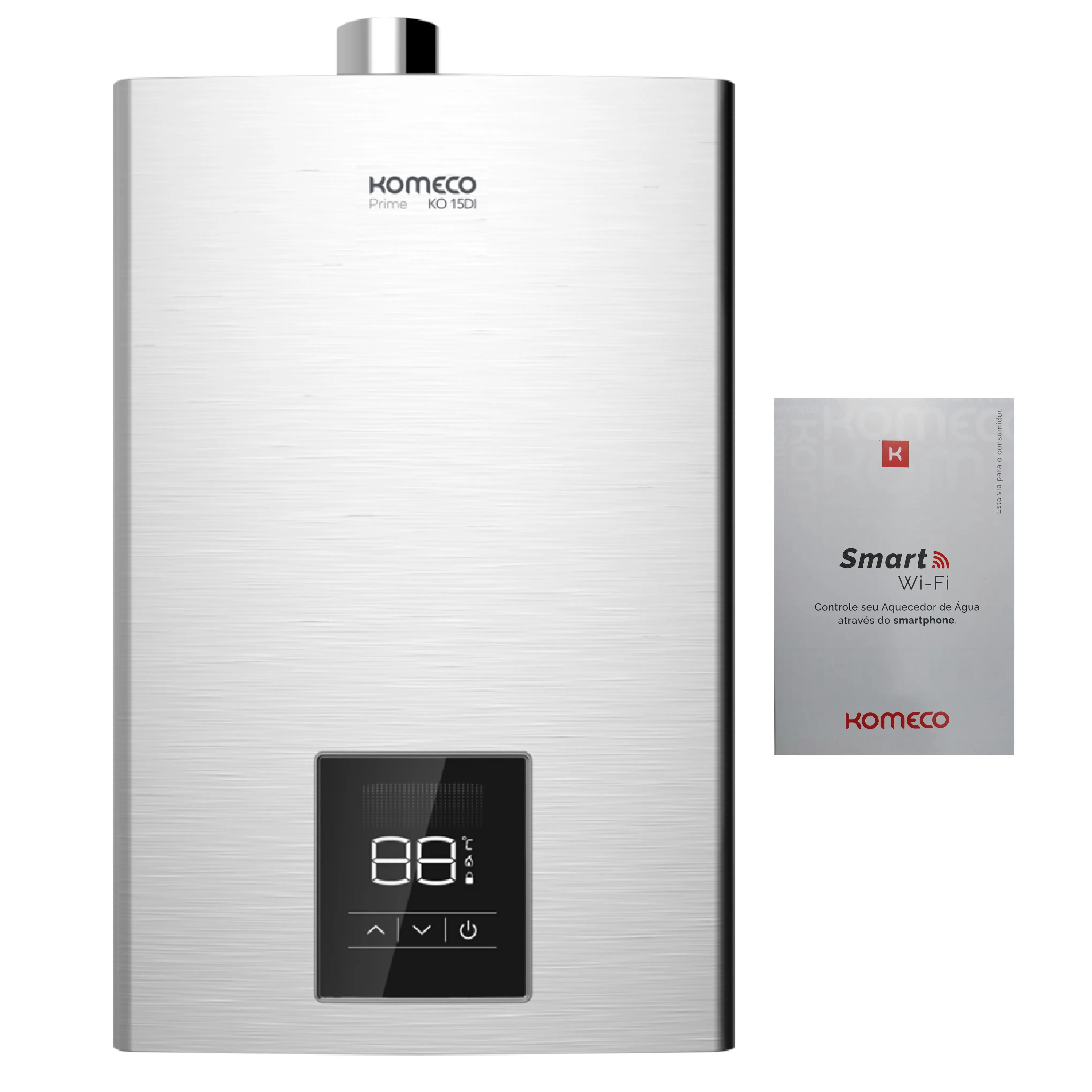 Aquecedor De Água A Gás Komeco Ko 16 Di Prime 16 Litros Glp Com Modulo Wi Fi