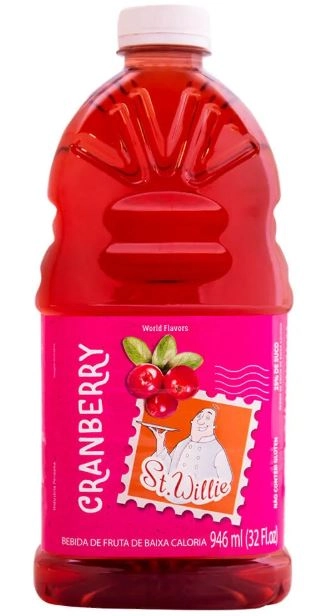 Suco Cranberry St.willie 946ml Light