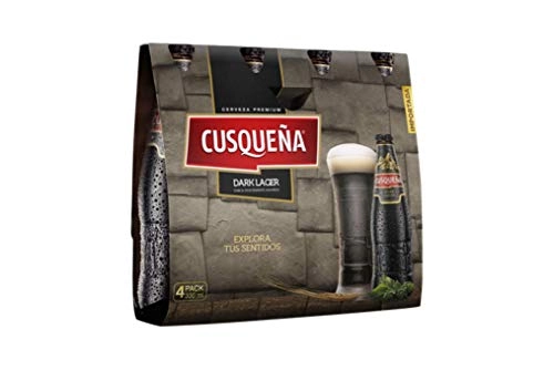 Cerveja Cusqueña Dark Lager 330 Ml Pack Com 4 Unidades