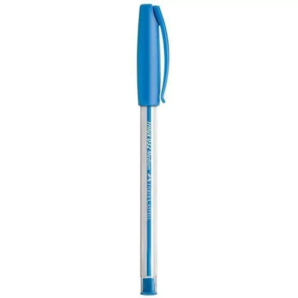 Caneta Faber Trilux Colors Azul