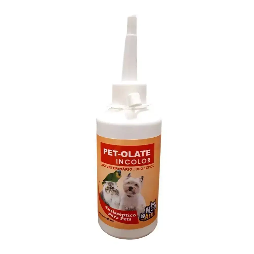 Antisséptico para Pets Pet-Olate Incolor Mon Ami 100ml
