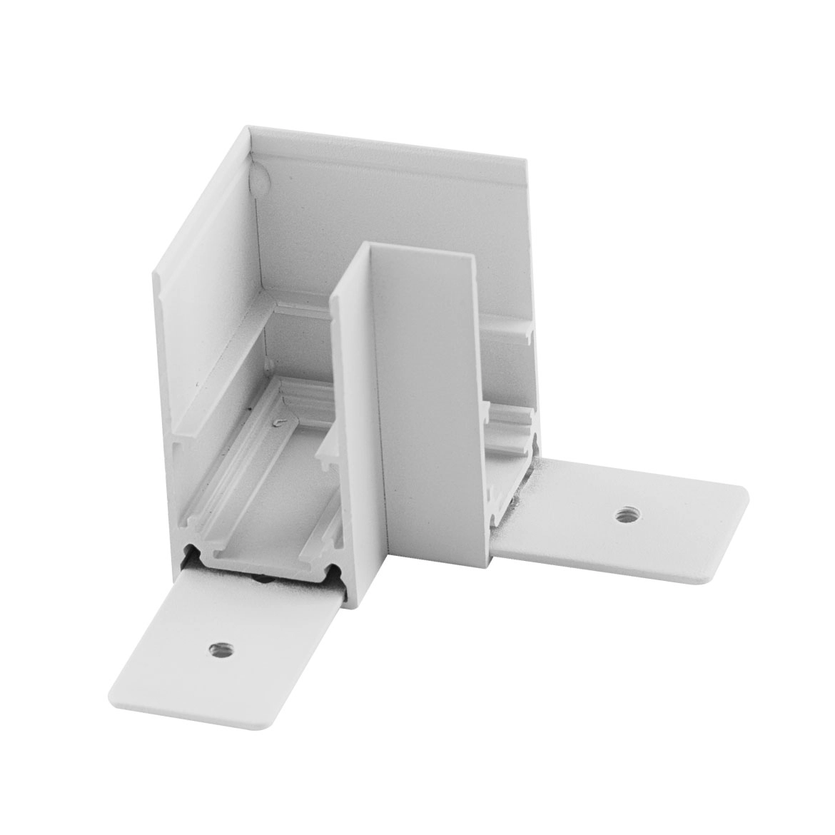 Conexão Magnética Sobrepor Em L P/ Perfil G20 Branco Ds9963 Delis St2807
