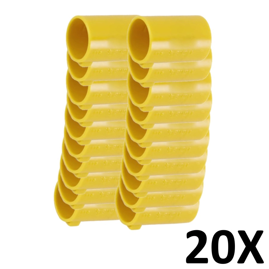 Kit 20 Emenda Luva Pressão Para Conduíte Corrugado 32mm 1