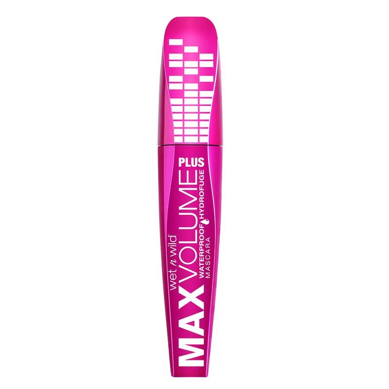 Mascara De Cilios Wetn Wild Max Volume Plus Waterproof Ampd Black 1un