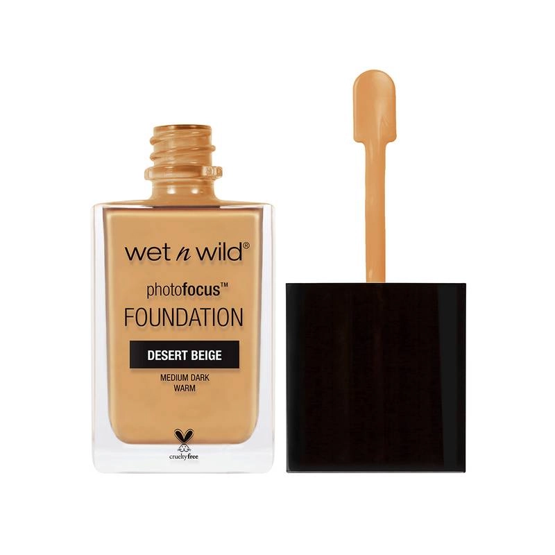 Base Liquida Wetn Wild Alta Cobertura Photo Focus Matte Desert Beige 30ml